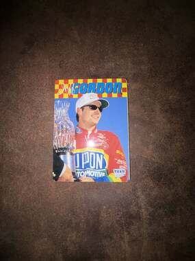 1996 Team Metal Jeff Gordon NASCAR All-Metal Collectible Trading Card